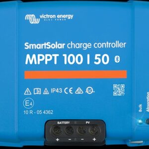 Victron SmartSolar MPPT 100/50 Charge Controller – 12/24V, 100V Input, 50A Output, Bluetooth-Enabled